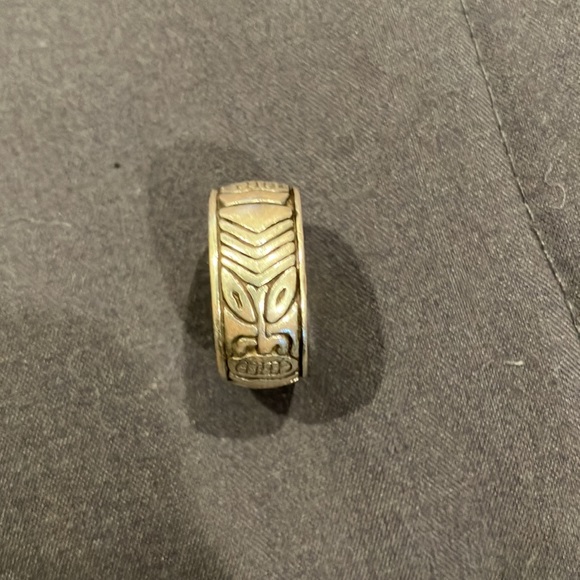 Sterling Tiki Ring - Picture 2 of 5